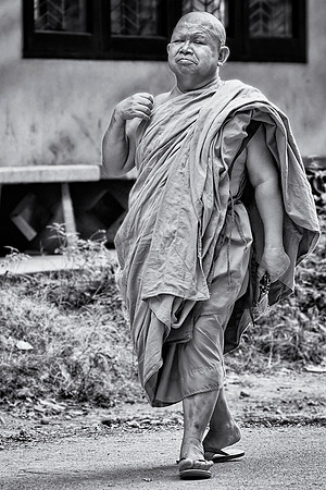 In meditation