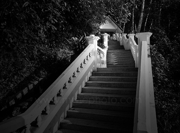 The stairway